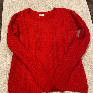 LIKE NEW- Red small comfy sweater